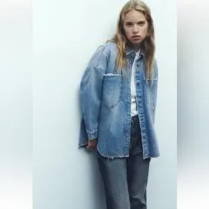 タイムセール❣️【完売品】denim over shirt jacket Zara | Jackets & Coats | Zara Z975 Oversized Denim Over
